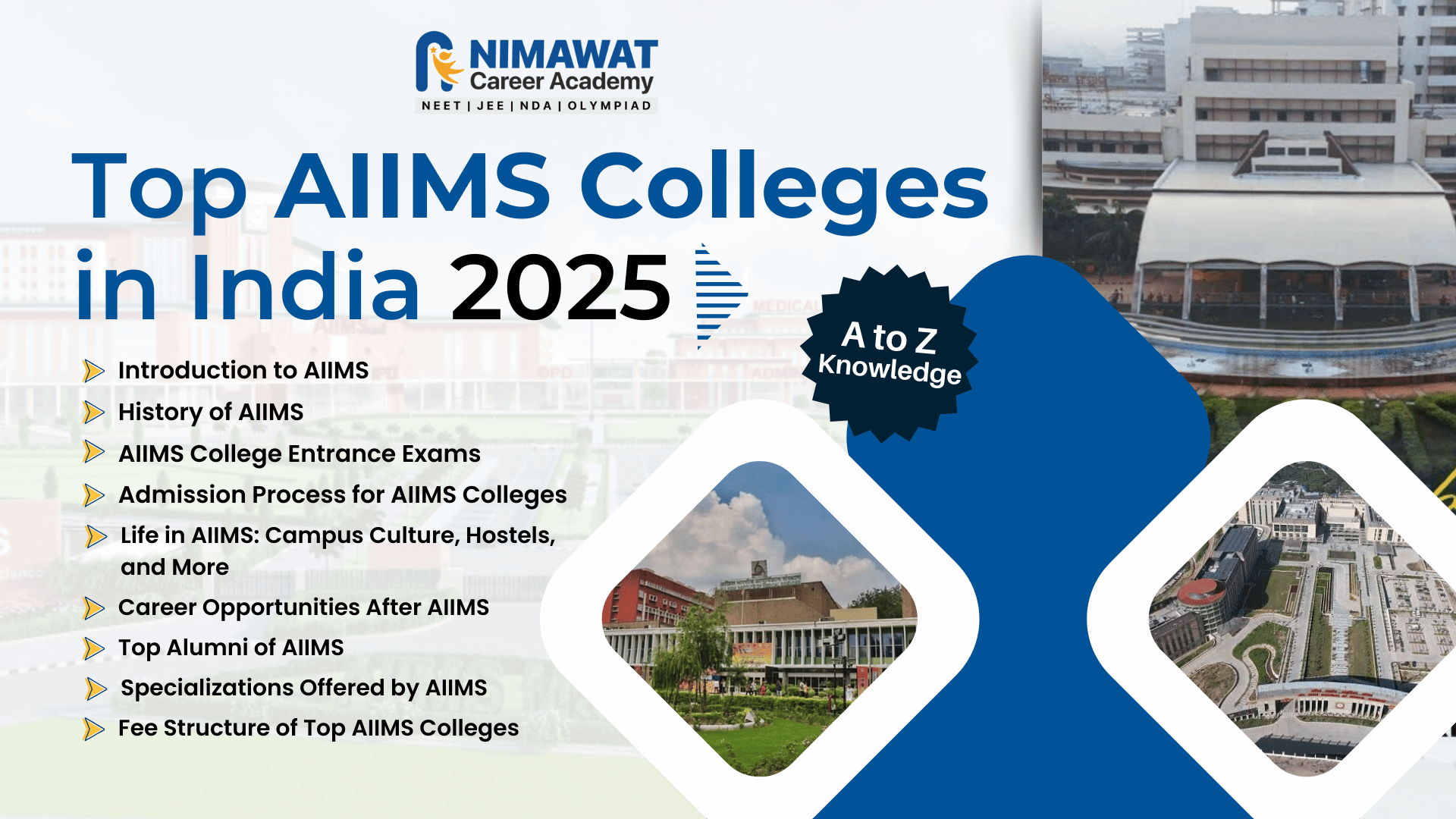 top AIIMS colleges in India for 2025